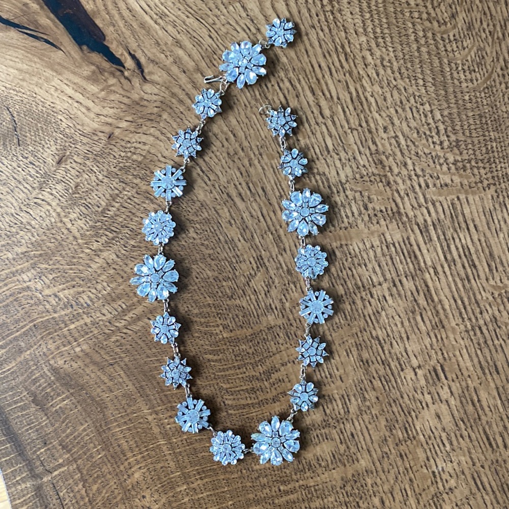 Flower Stone Statement Necklace - image 5